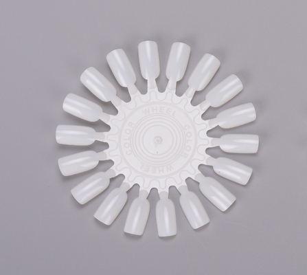 18 の先端の plactic 円形の釘の芸術は釘のカラー・チャートの表示に用具を使います