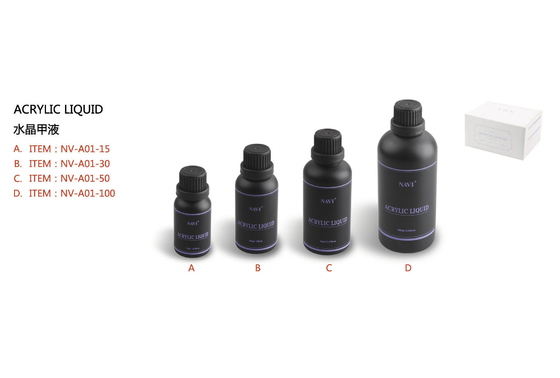 Navi 15ml 30ml 50ml 100ml の釘の店のための薄紫のアクリルの釘の液体