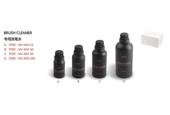 50ml びんのアクリルの釘のブラシ洗剤はアクリル/ゲルの残余を取除きます
