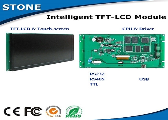 高リゾリューション LCD のタッチ画面モジュール ホーム・オートメーションのための 5.7 インチ