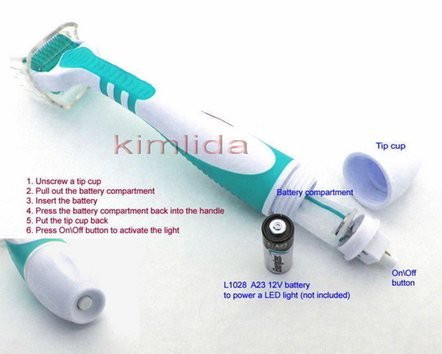 可変性の頭部が付いている手持ち型の 540 本の針チタニウム LED の derma のローラー