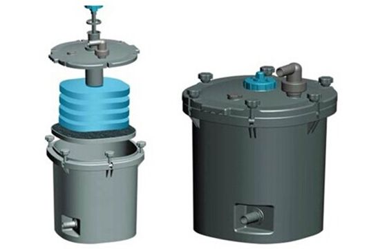 生物的池生物フィルター池のろ過システム縦のタイプ 25L