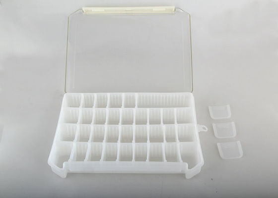 白く大きく調節可能な釘の芸術は釘の大広間のためのプラスチック空箱に用具を使います