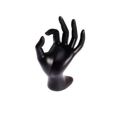 ゆとり/ピンク/黒の釘の芸術は手の形態のブレスレット リング陳列台のホールダーの OK 手に用具を使います
