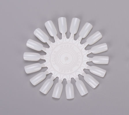 18 の先端の plactic 円形の釘の芸術は釘のカラー・チャートの表示に用具を使います