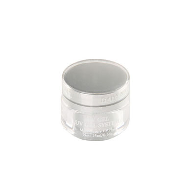 注文のフル カラーの釘の芸術の円形の銀製のびん 3 色の紫外線ゲルのペンキ 15ML