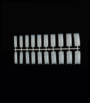 透明なフランスの正方形の偽の人工的な釘は 500 PC を 10 のサイズひっくり返します
