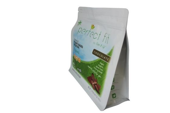 ジッパーが付いているプラスチック袋を包むチョコレート食品等級の平らな袋