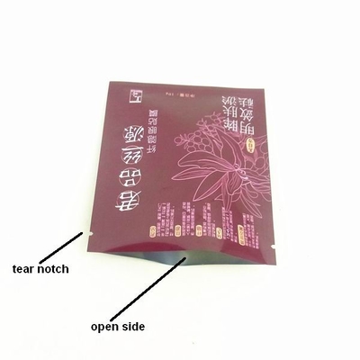 破損のノッチが付いているアルミ ホイルの顔のマスクの包装袋