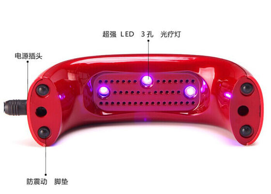 395nm は釘のドライヤー ランプの赤い色の美の電気マニキュアのドライヤーの全体的な釘ランプを導きました